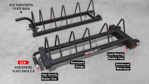 Rogue Horizontal Plate Rack 2.0 - Bumper Storage | Rogue Fitness UK